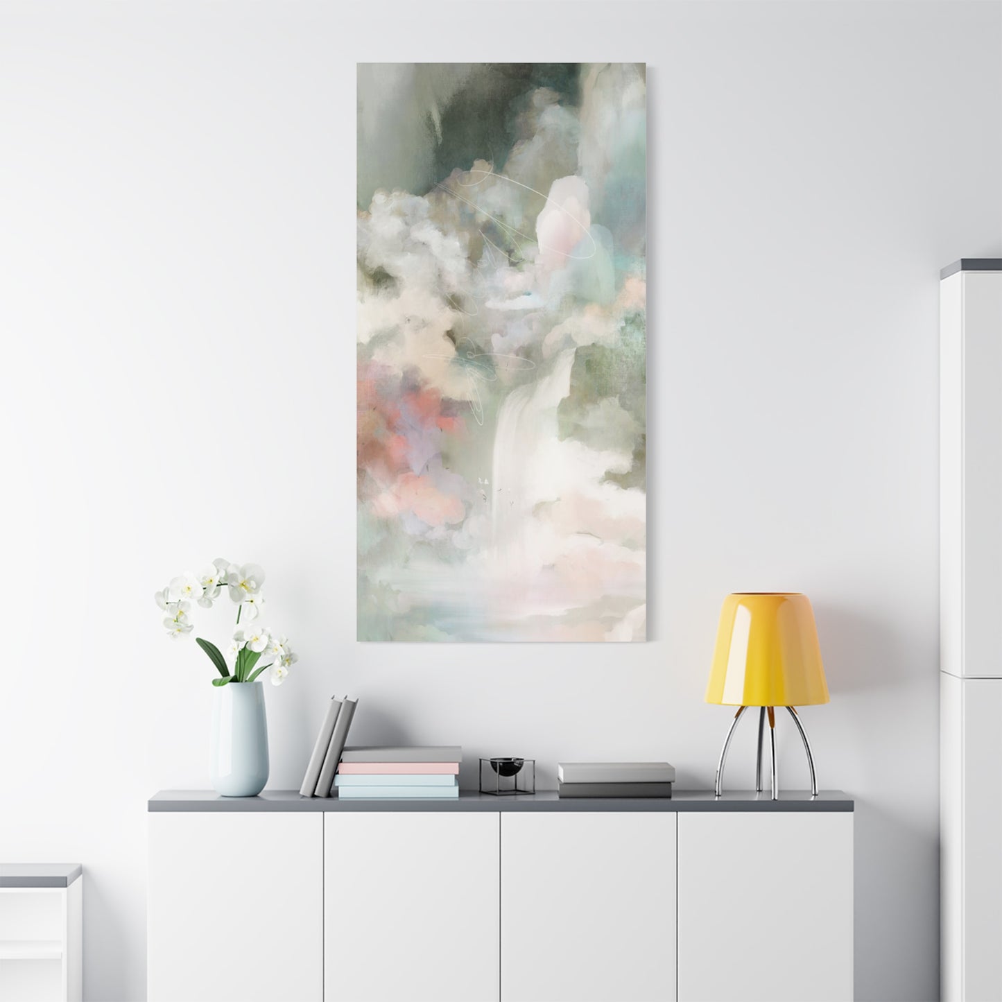 Devotional | Japanese Inspired Landscape Painting | Matte Canvas, Stretched, 1.25"D