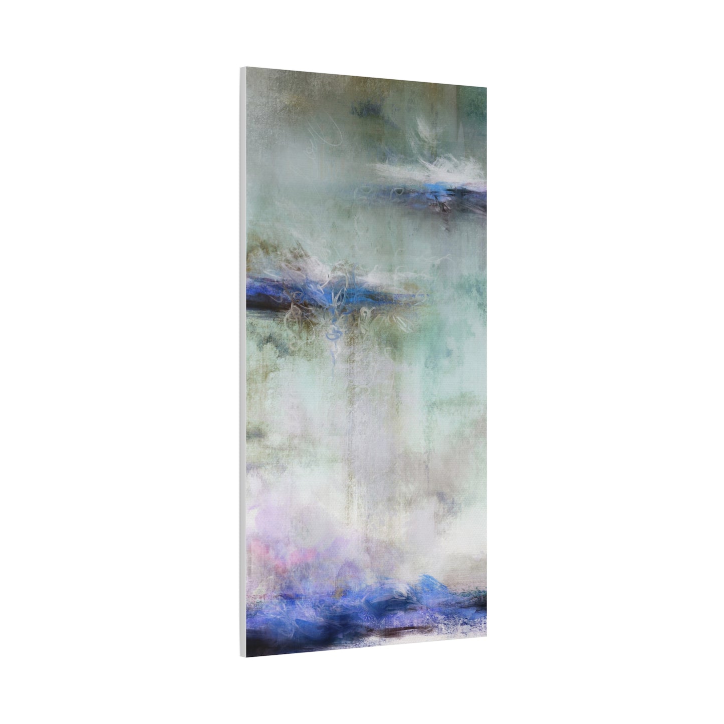 been here before | Serene Abstract Landscape Painting | Matte Canvas, Stretched