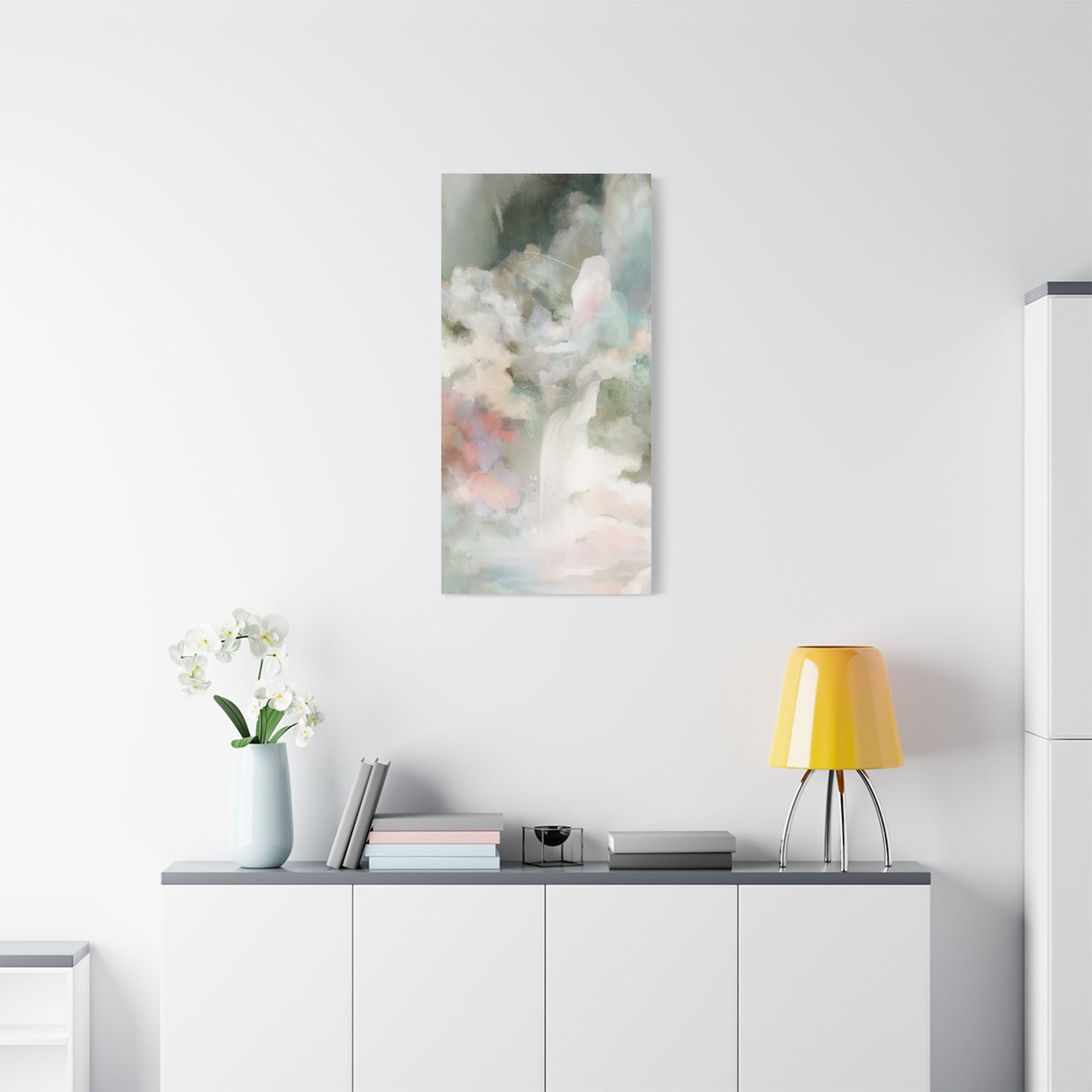 Devotional | Japanese Inspired Landscape Painting | Matte Canvas, Stretched, 1.25"D