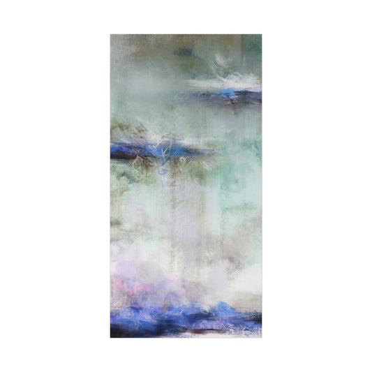been here before | Serene Abstract Landscape Painting | Matte Canvas, Stretched