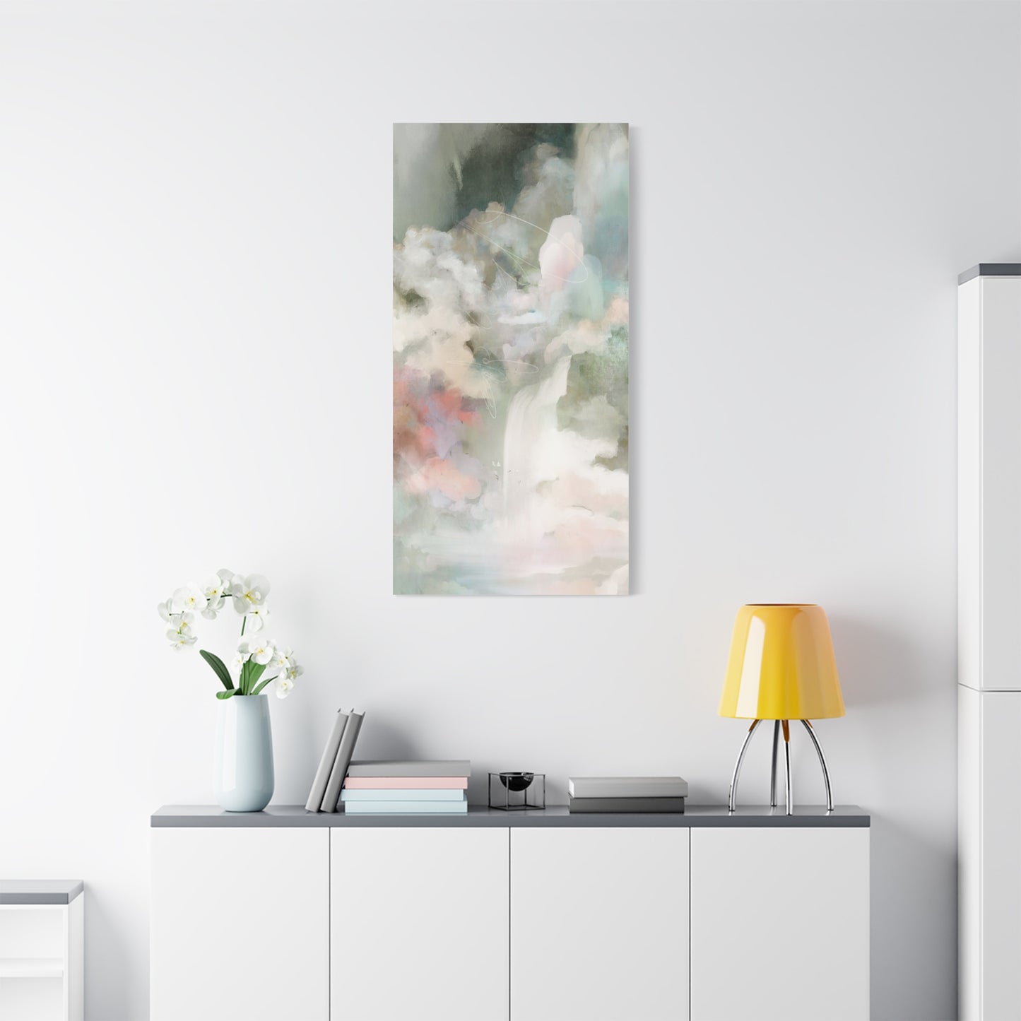 Devotional | Japanese Inspired Landscape Painting | Matte Canvas, Stretched, 1.25"D